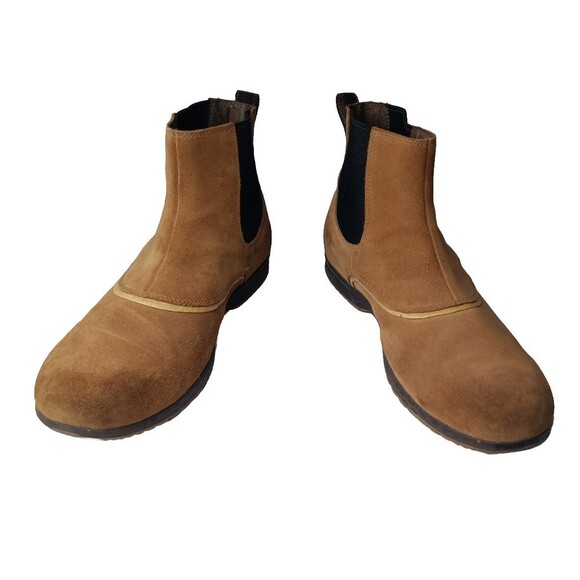 SOREL Chelsea Boot Men's Size 11 M Greely Suede Ankle Boots Brown - Picture 3 of 13